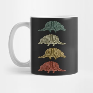 Armadillo Vintage Pattern Mug